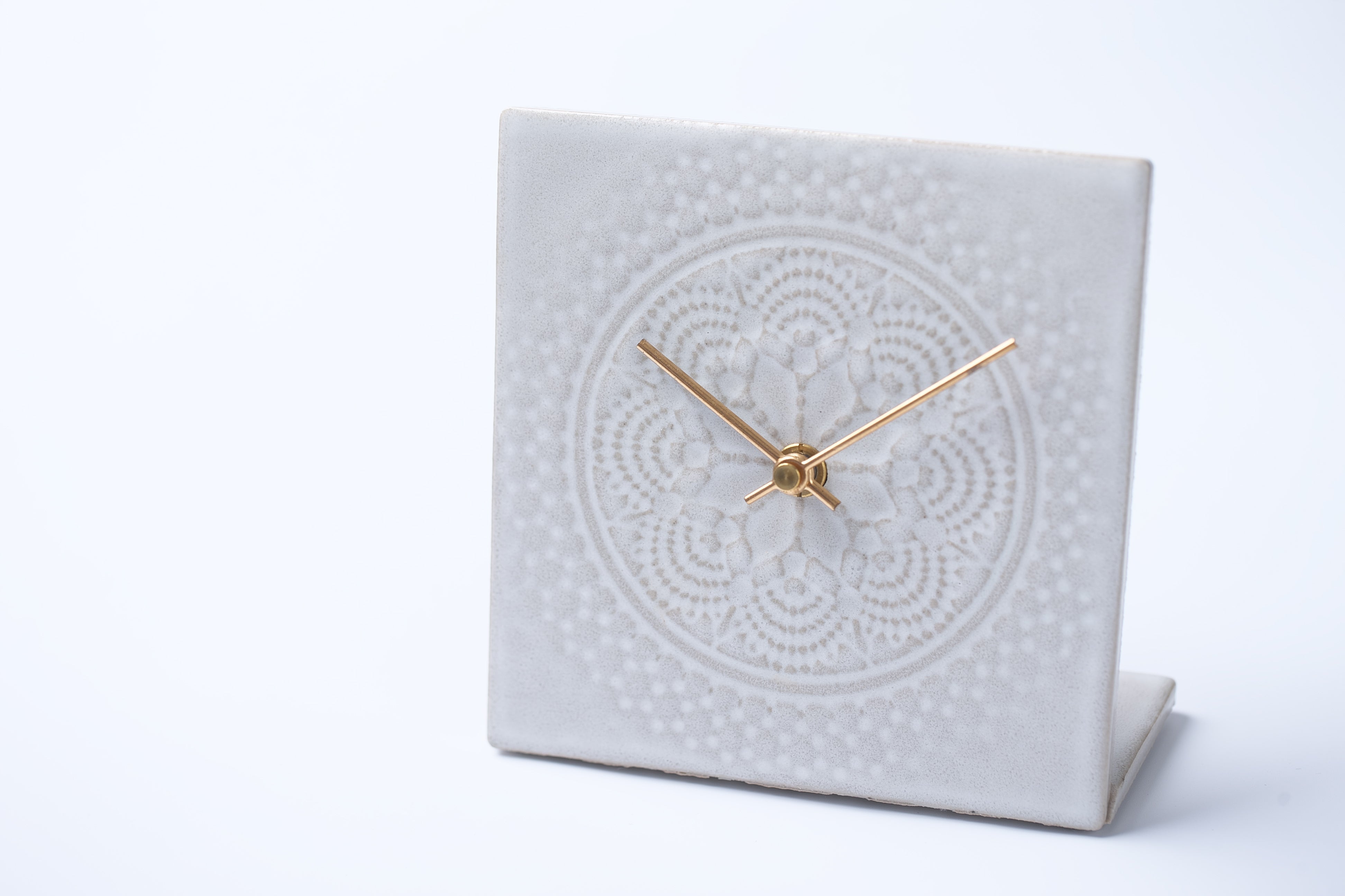 タイルの時計 LACE TILE CLOCK