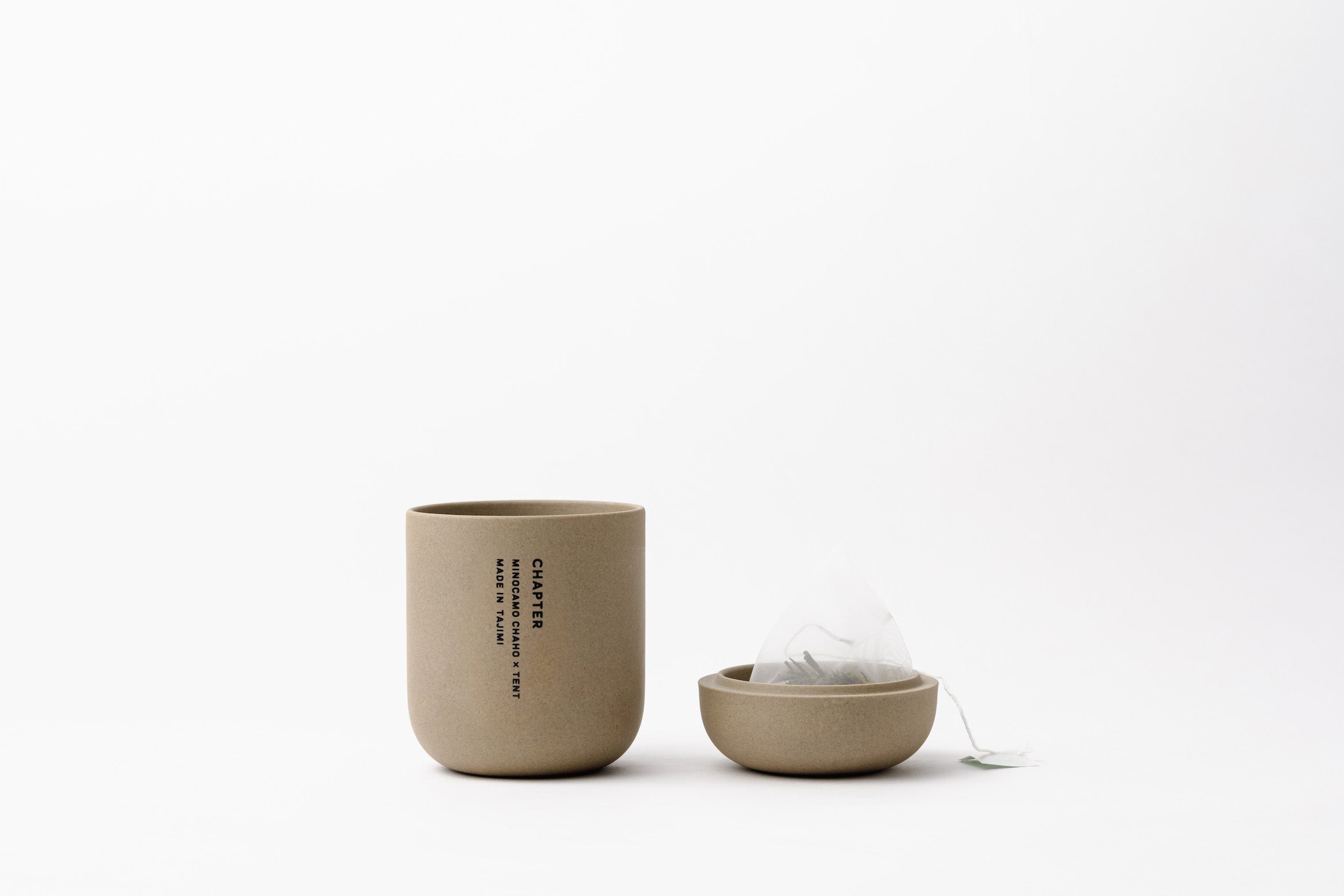 【送料20%OFF】デスクでも心地よく使える、湯呑みとお茶のセット