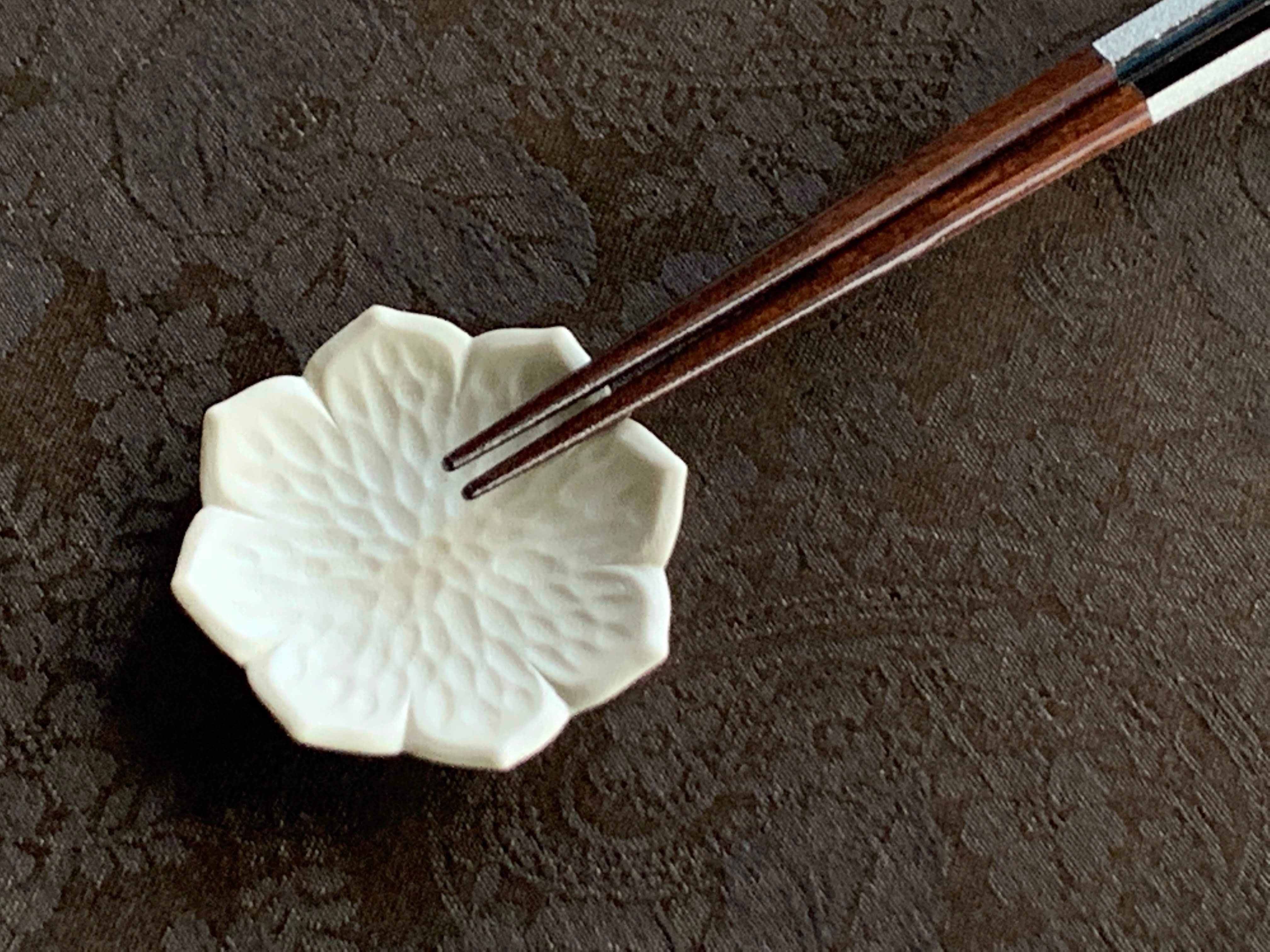 桔梗型豆皿 (箸置き)
