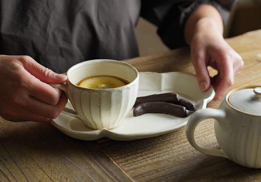 カフェセット kinariカップ&モッコ皿角大