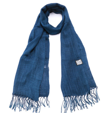 天然インディゴのボタニカルストール