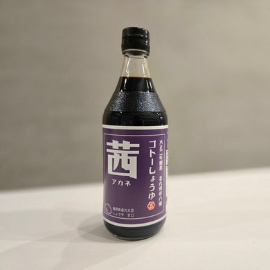 茜 福岡県産丸大豆しょうゆ(甘口)500ml
