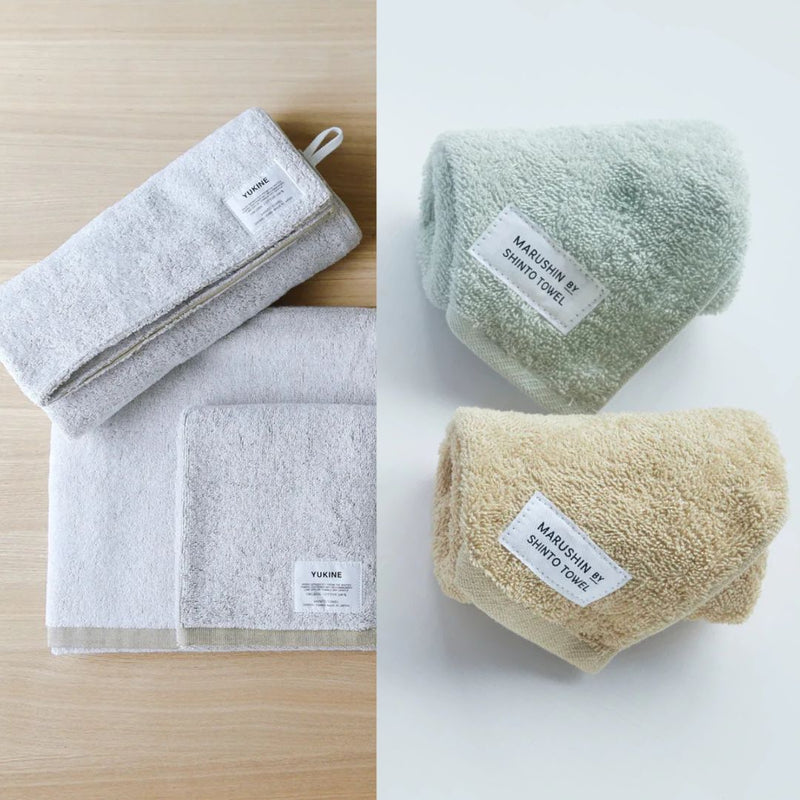 【送料無料】使うほどに馴染む、YUKINEタオルセット（3種×2枚）