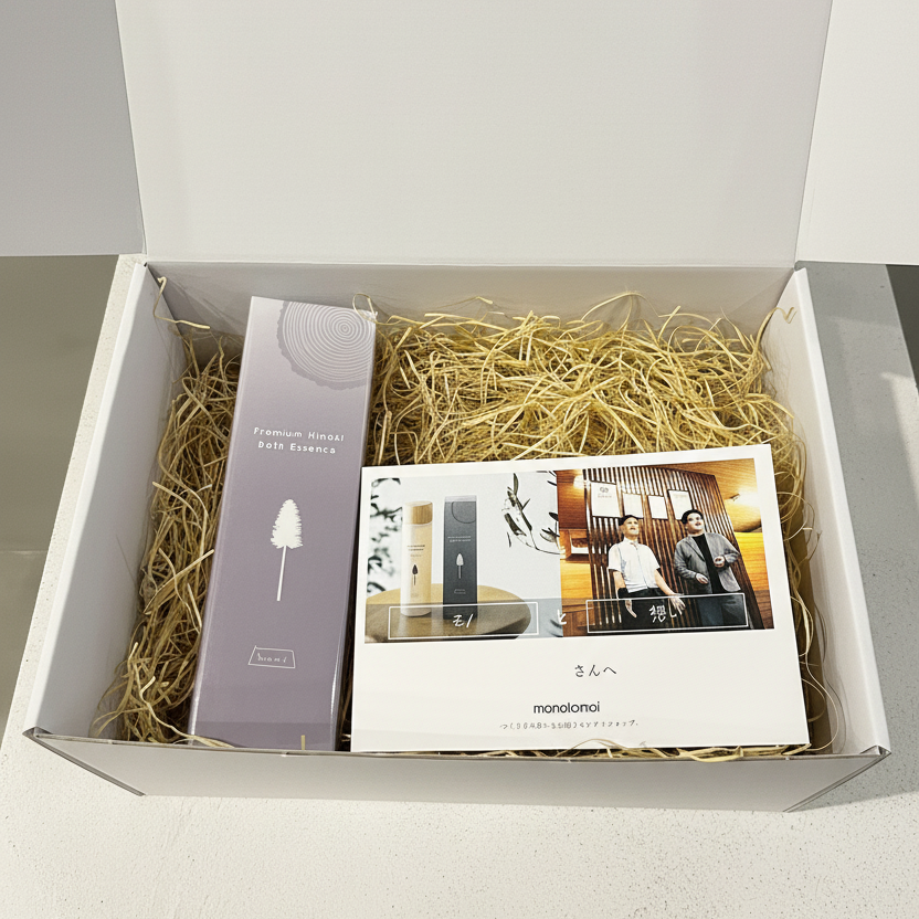 開封ギフトボックス 明るく