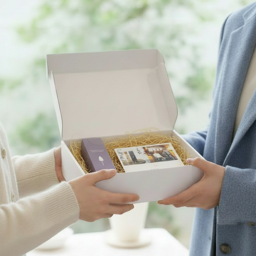 ギフトボックス交換シーン