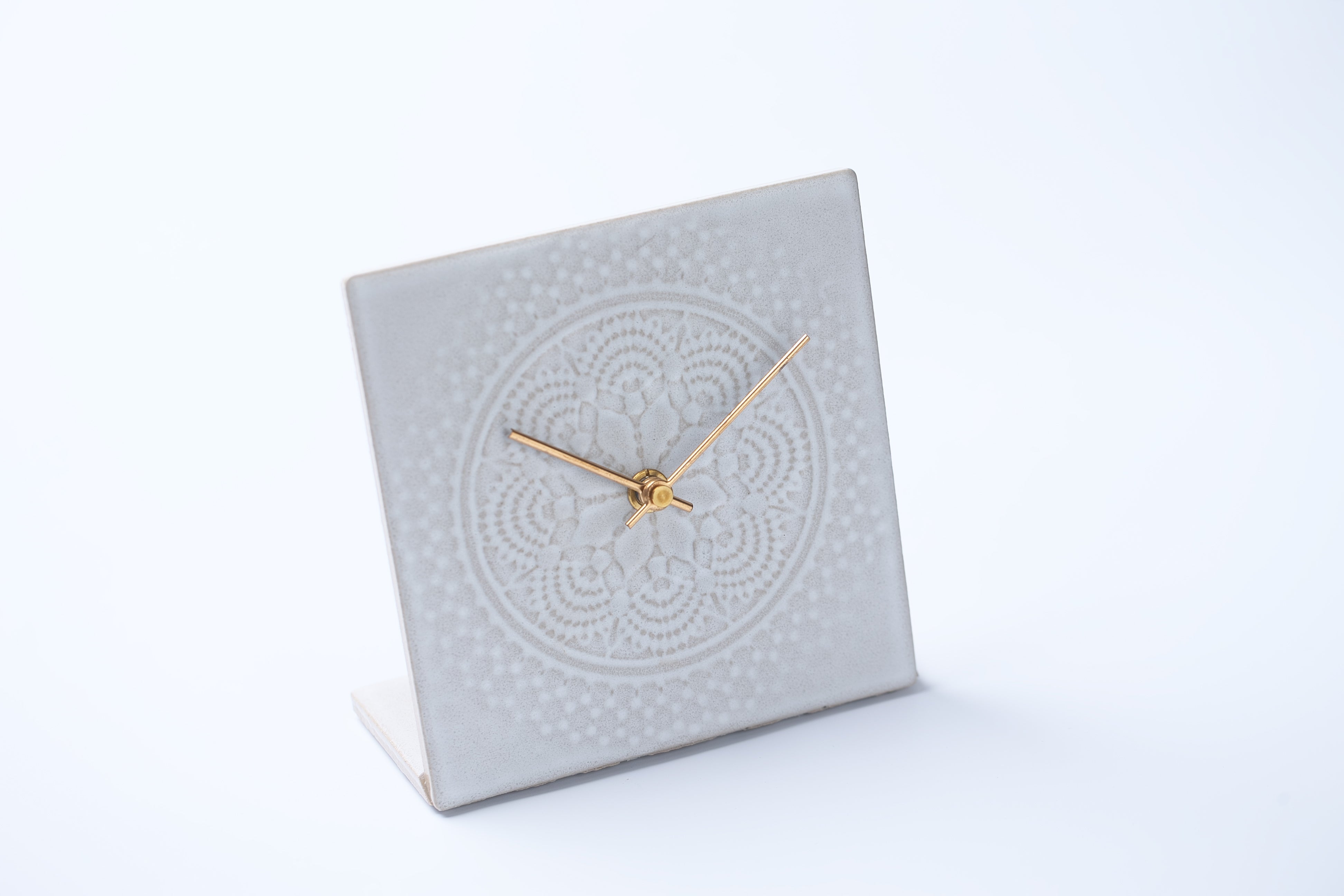 タイルの時計 LACE TILE CLOCK