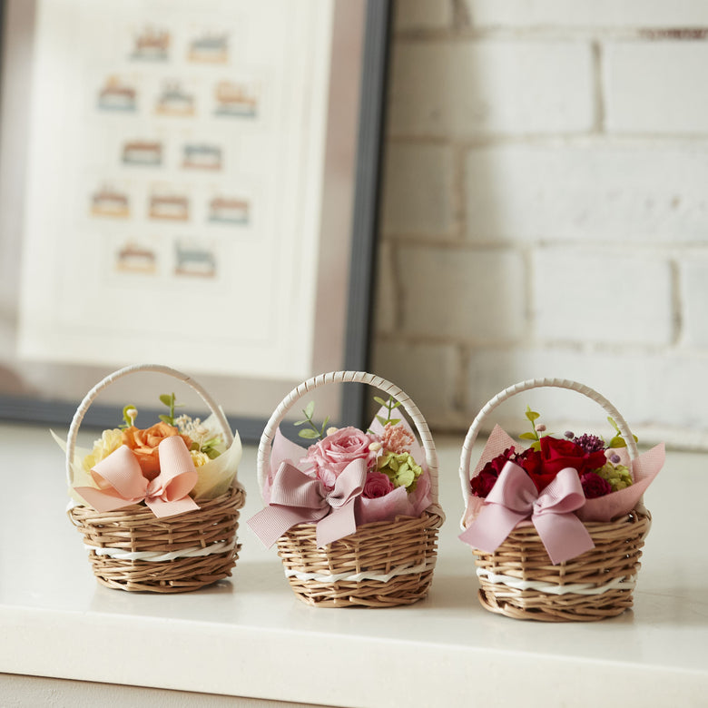 プリザーブドフラワー/フラワーバスケット