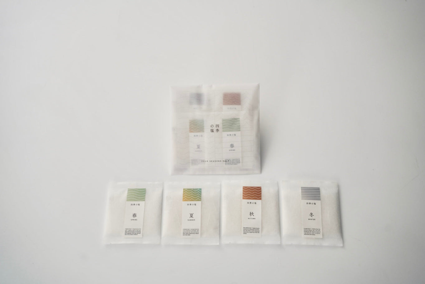 四季の塩 食べ比べセット（10g×4種）