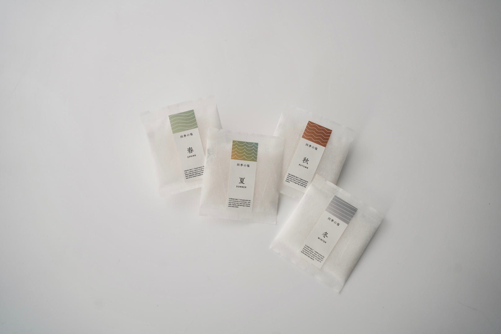四季の塩 食べ比べセット（10g×4種）