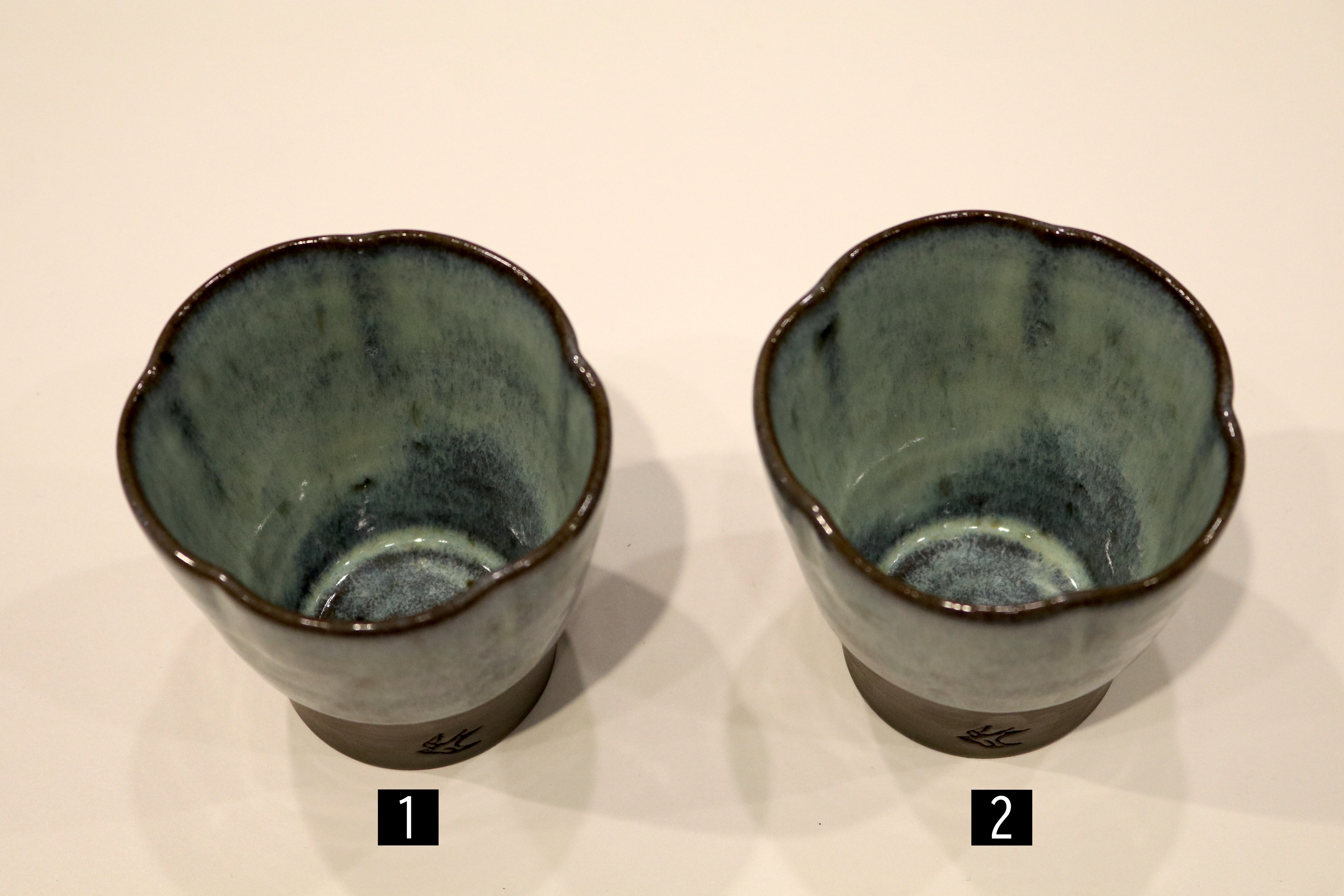ゆら湯呑み (ブルー）