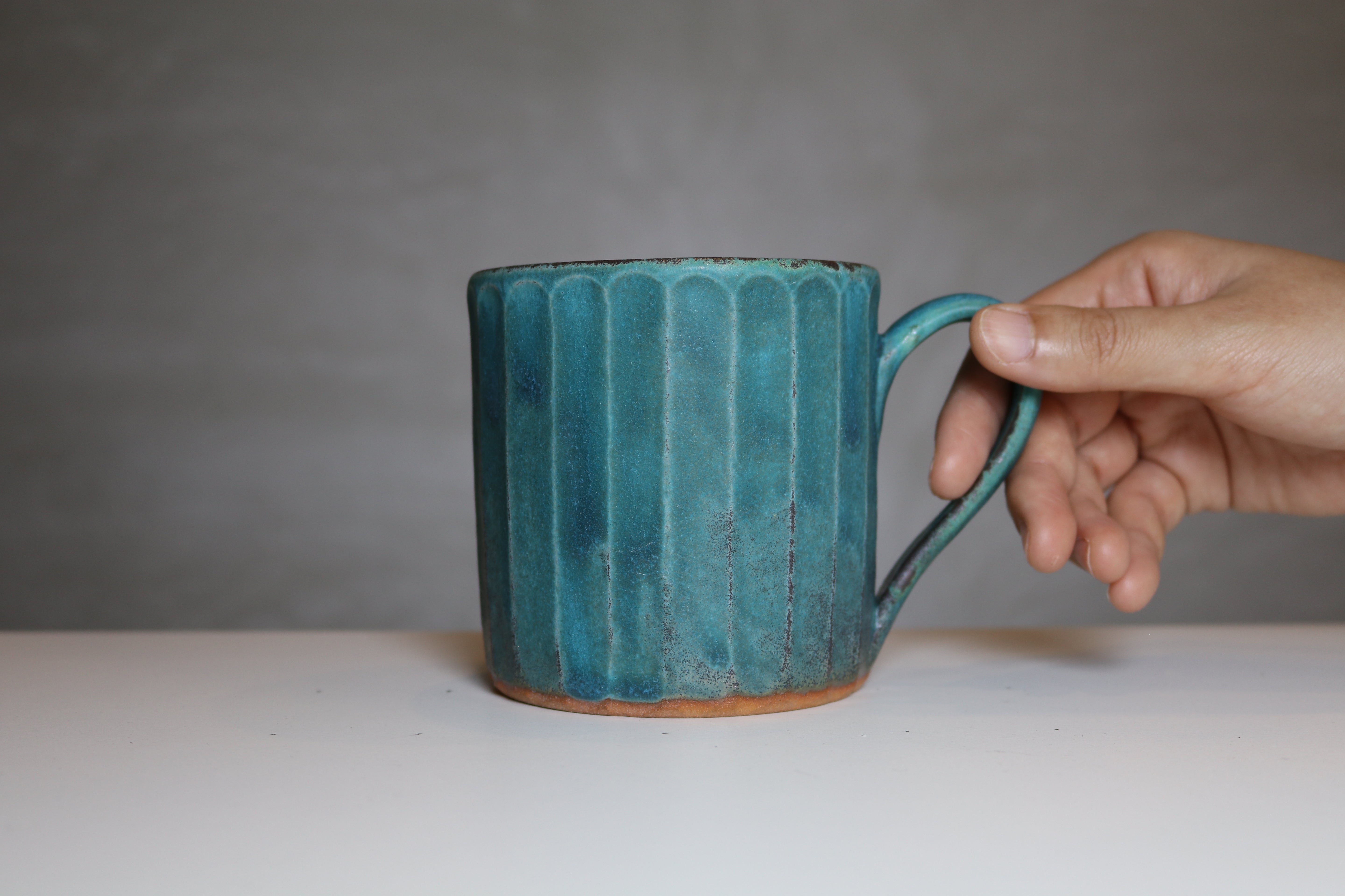 スクエアマグ~シャビーターコイズ~