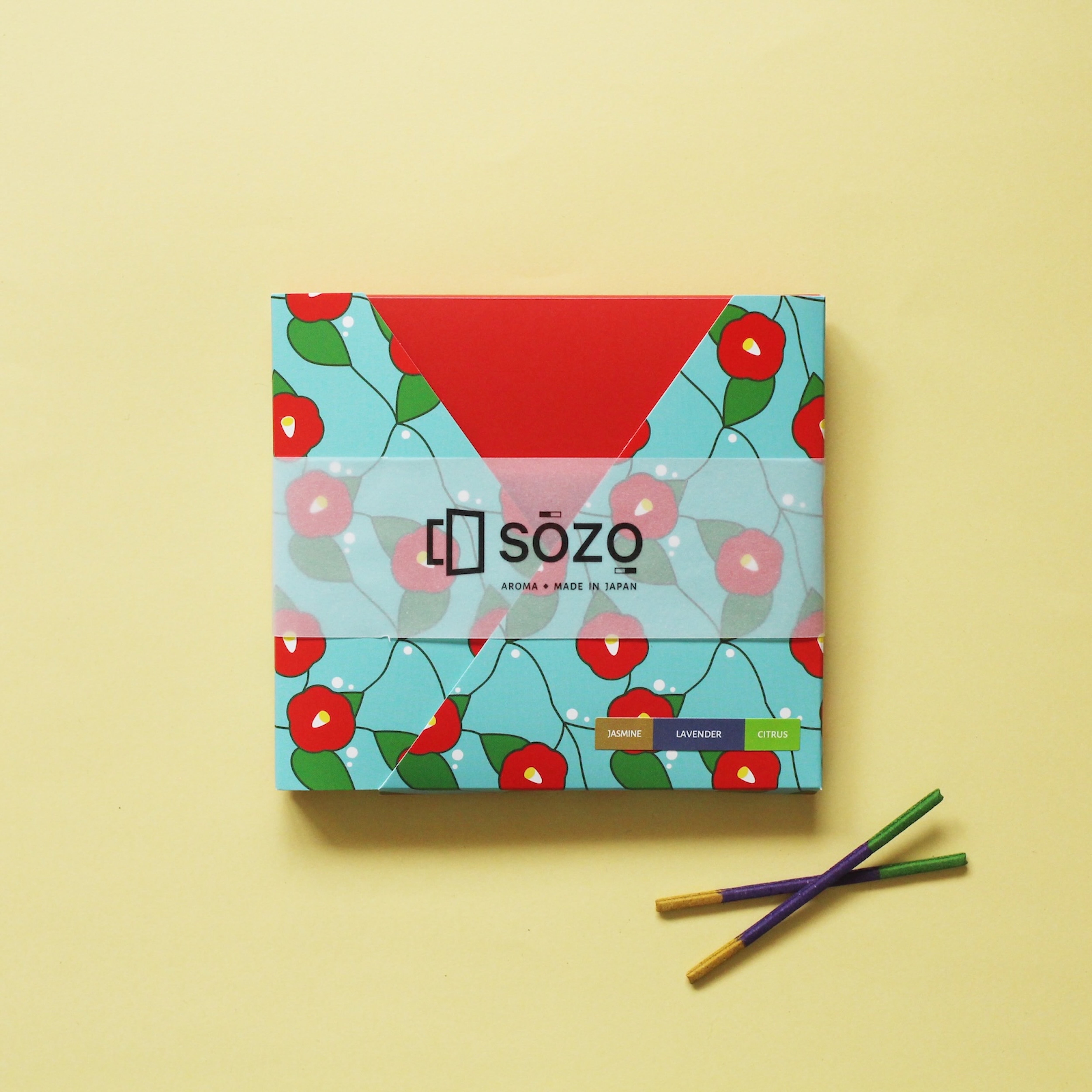 時間で香りが替わるお香 2種セット（心・三大香木）