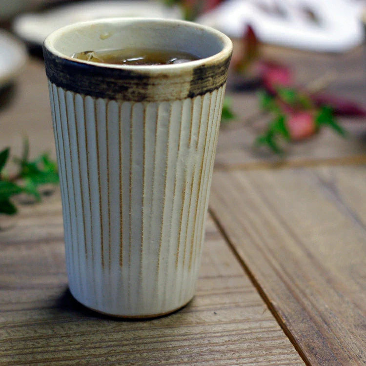 アンティークスリムライン アイスコーヒーカップ2個セット