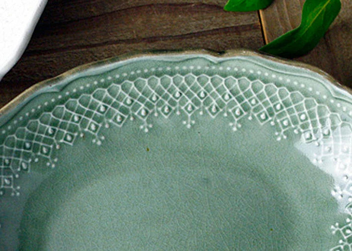 フレンチレース楕円鉢