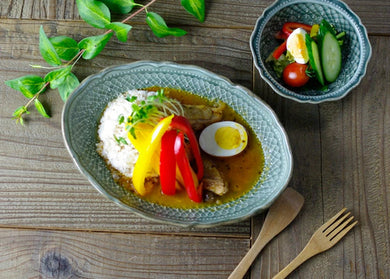 フレンチレース楕円鉢