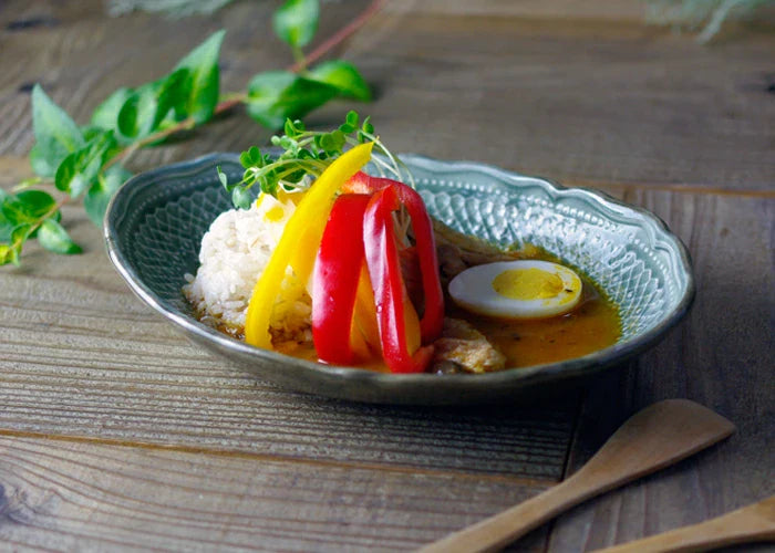 フレンチレース楕円鉢