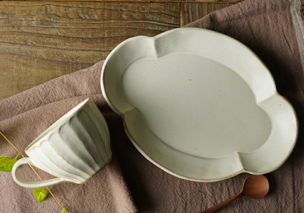 カフェセット kinariカップ＆モッコ皿角大