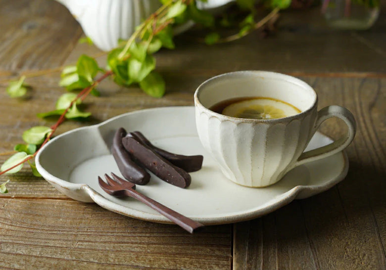 カフェセット kinariカップ＆モッコ皿角大