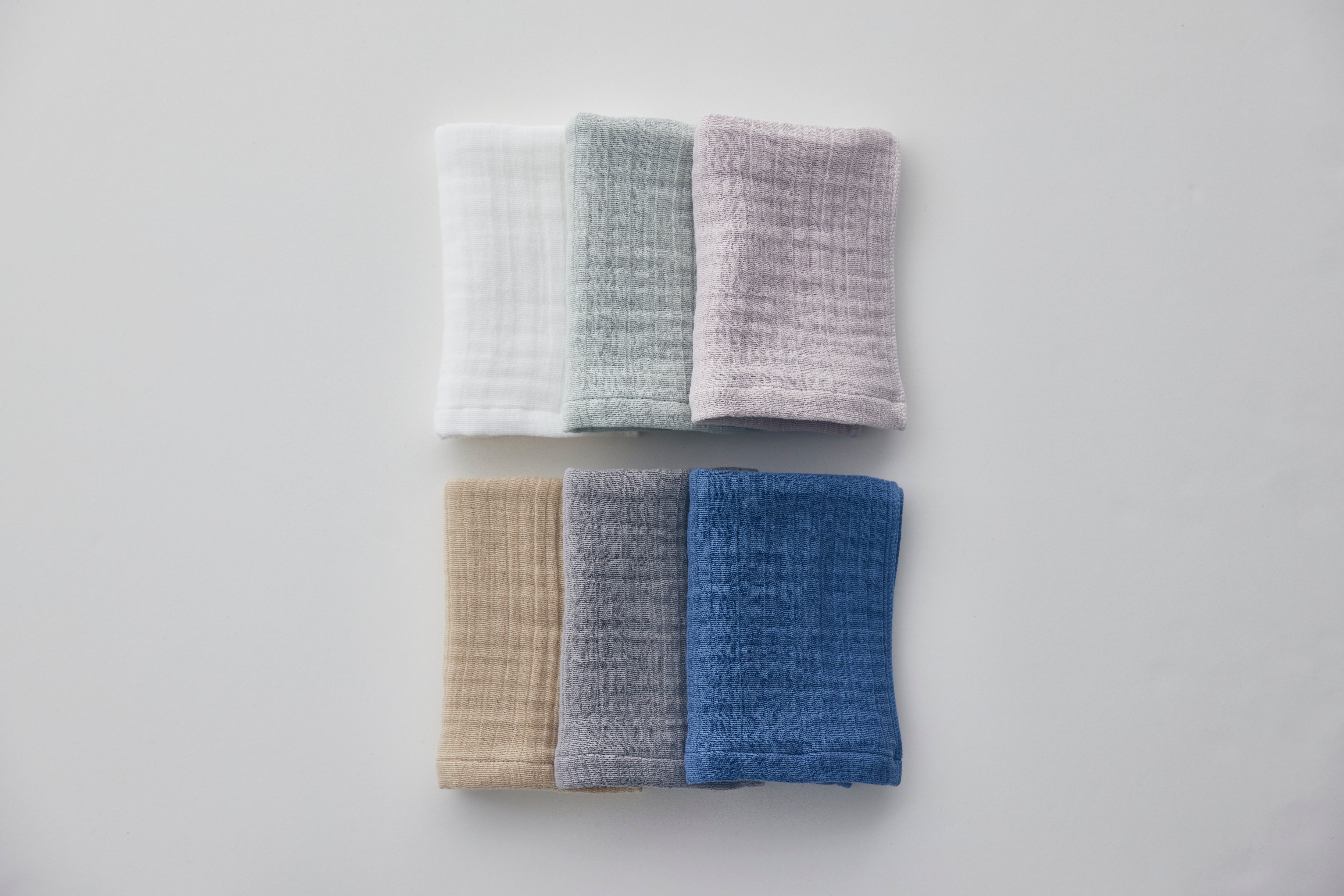 RANDOM WEFT QUADRUPLE GAUZE フェイスタオル 1枚 箱入り
